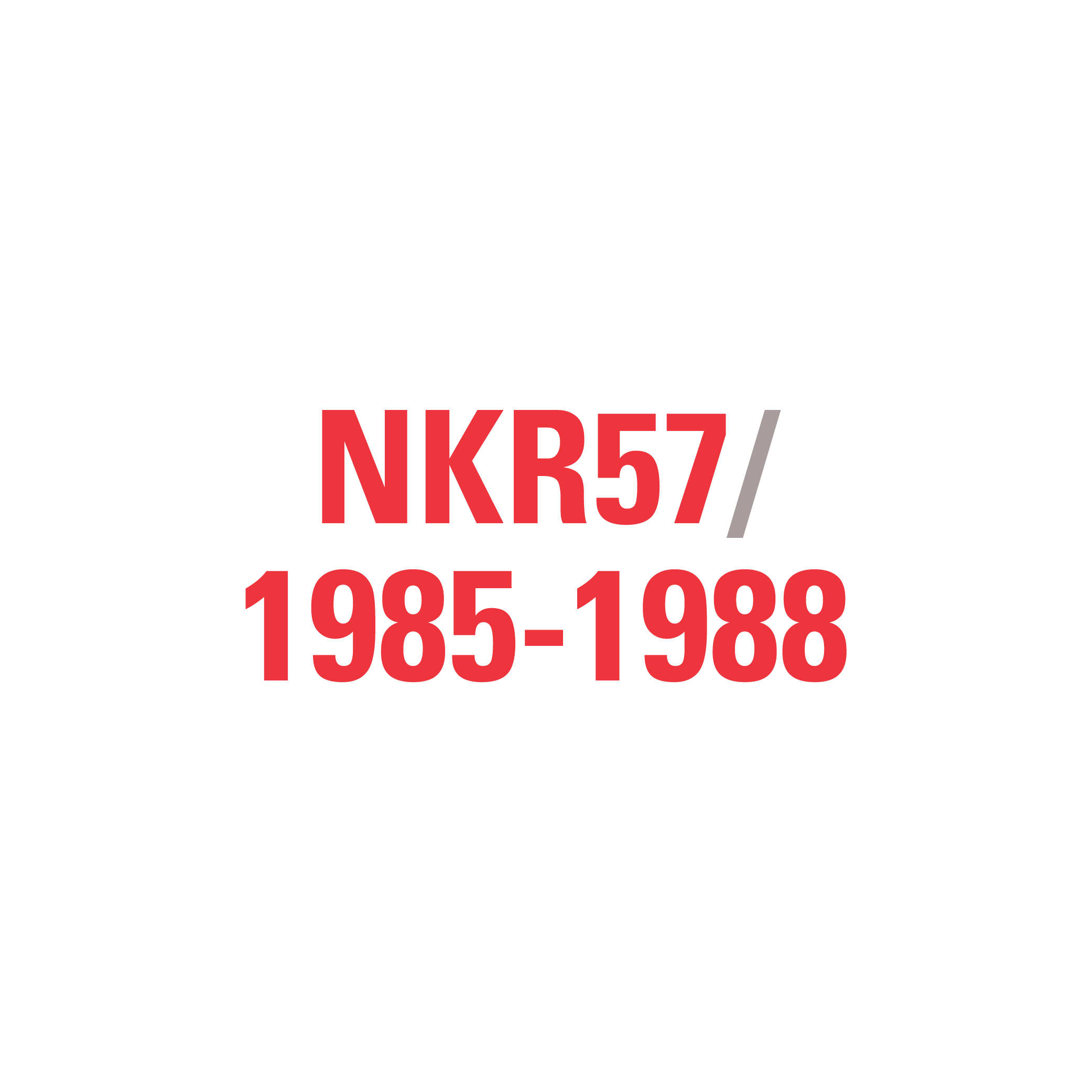 NKR57 1985-1988